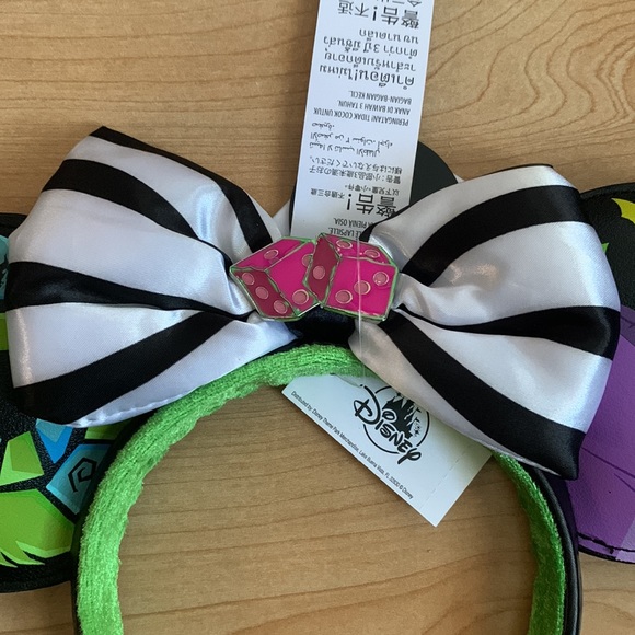 Disney Parks Nightmare Before Christmas Oogie Boogie Bash Exclusive Mickey Ears - Picture 3 of 3